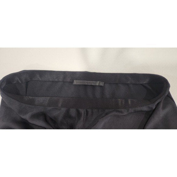 Jenni Kayne Skirt Womens Large Long  Black Pull On  Silky Blend - Picture 5 of 8
